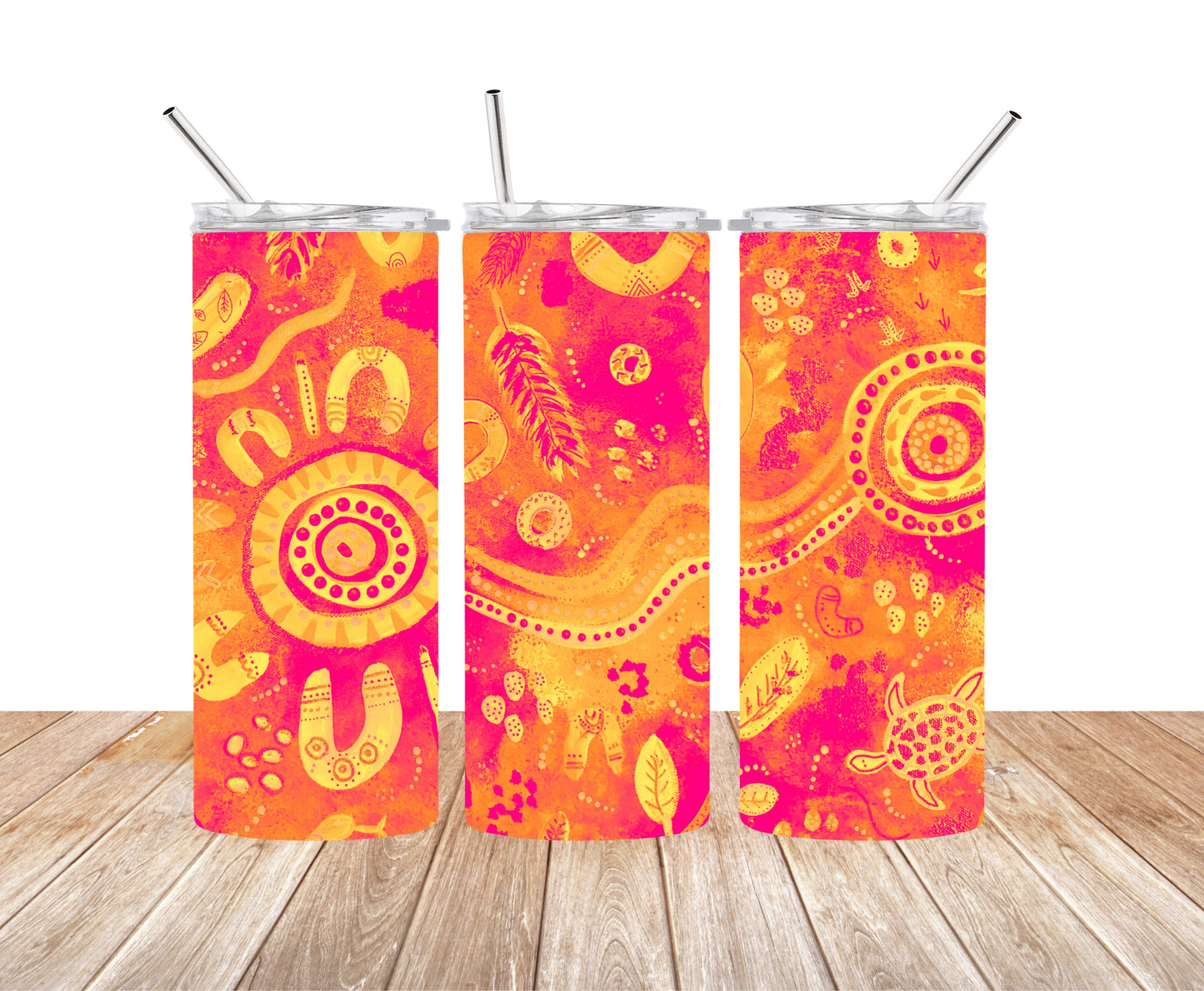 Country - Sunset - Aboriginal Art - 15oz Tumbler