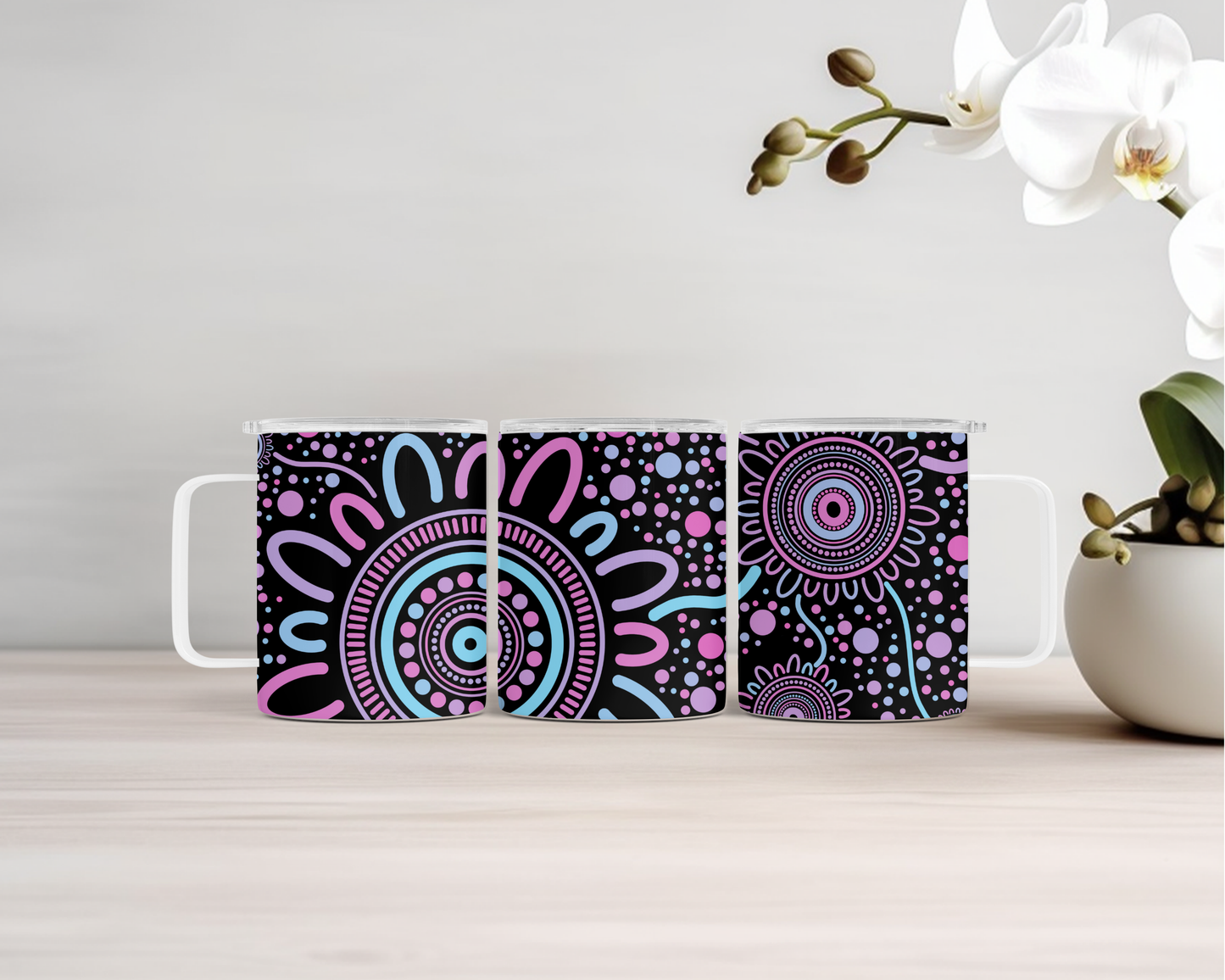 14oz Insulated Mugs - Sisterhood Pastel