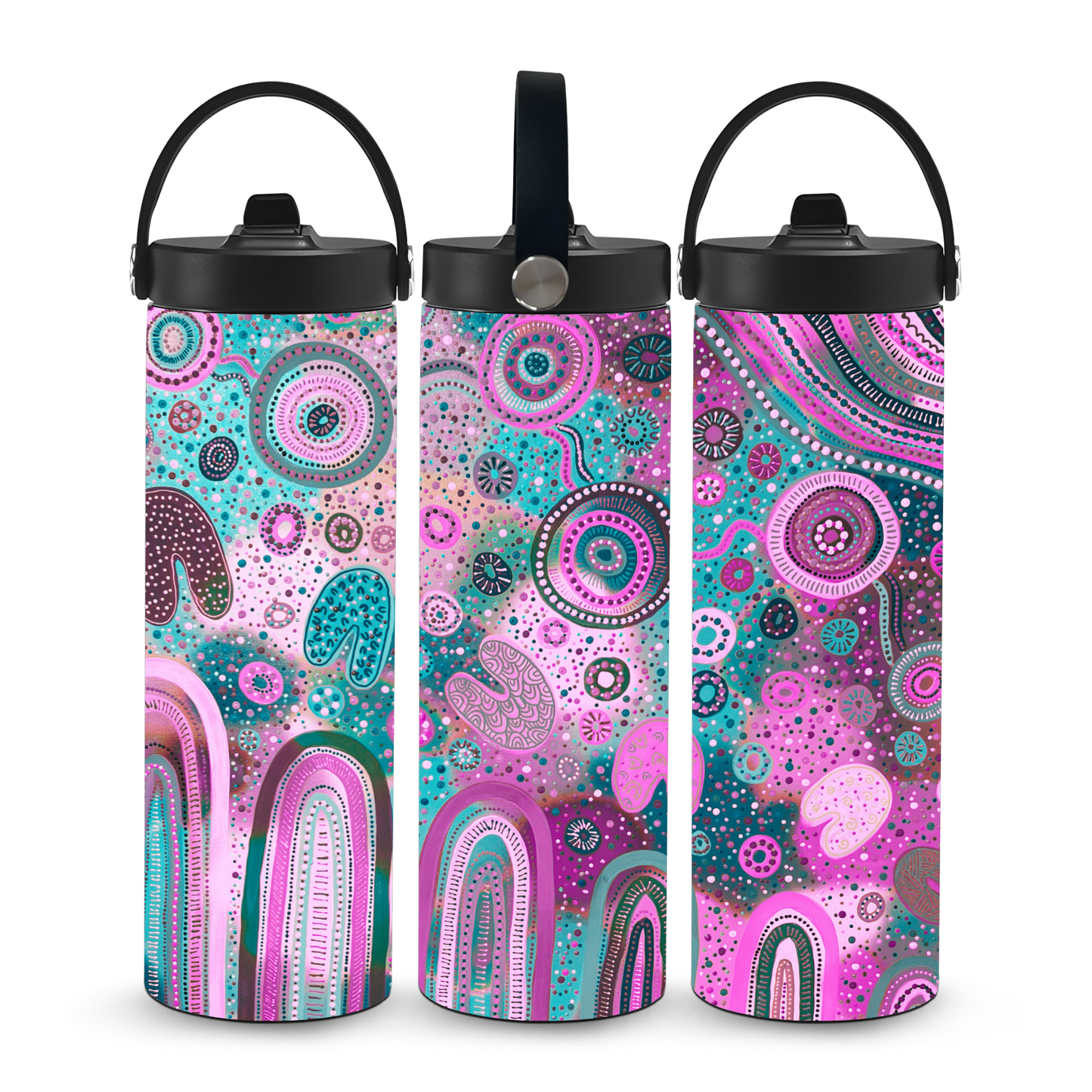 Hope - Aboriginal Art - 20oz Water Bottle