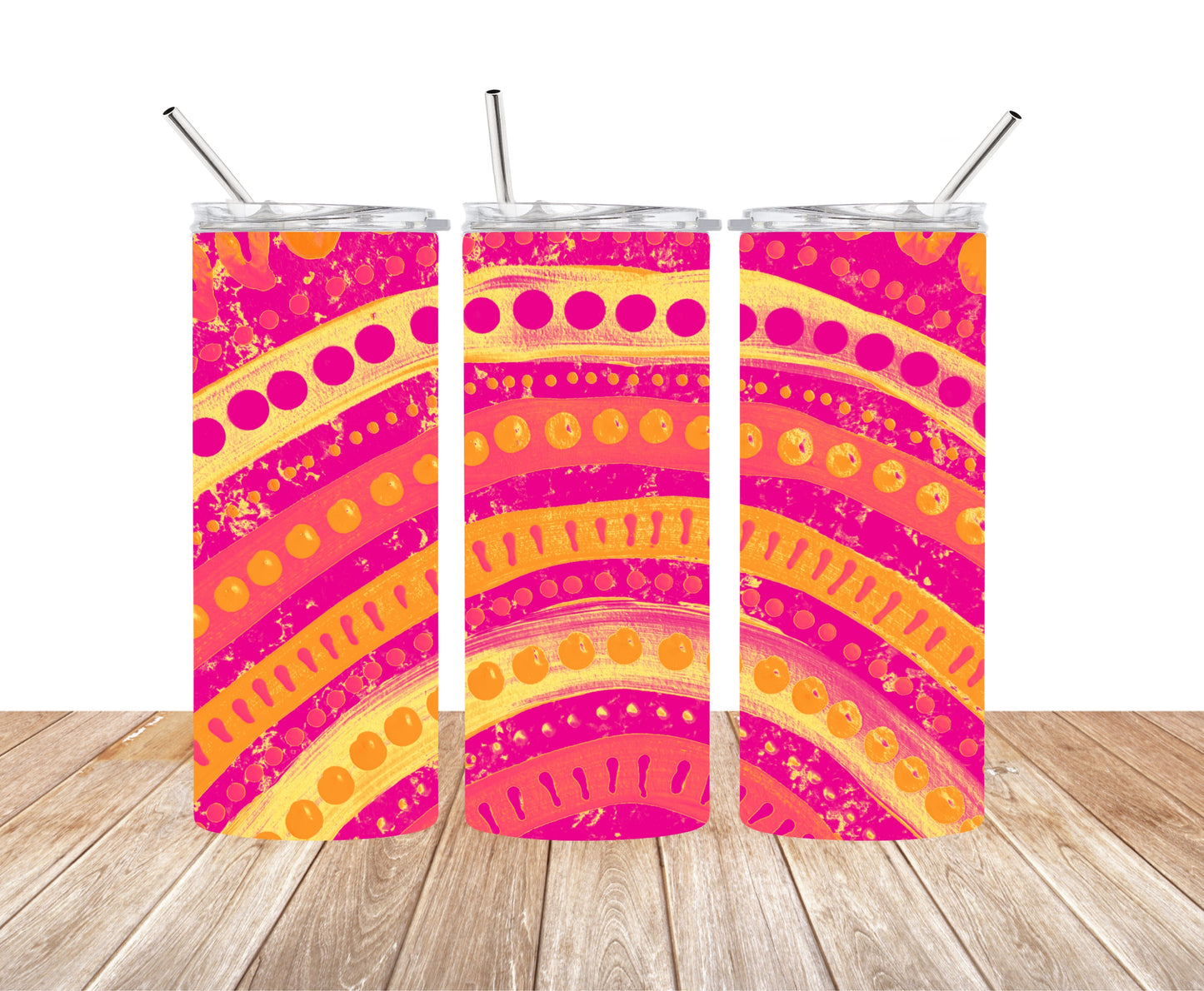 Inner Strenthg - Sunset - Aboriginal Art - 15oz Tumbler