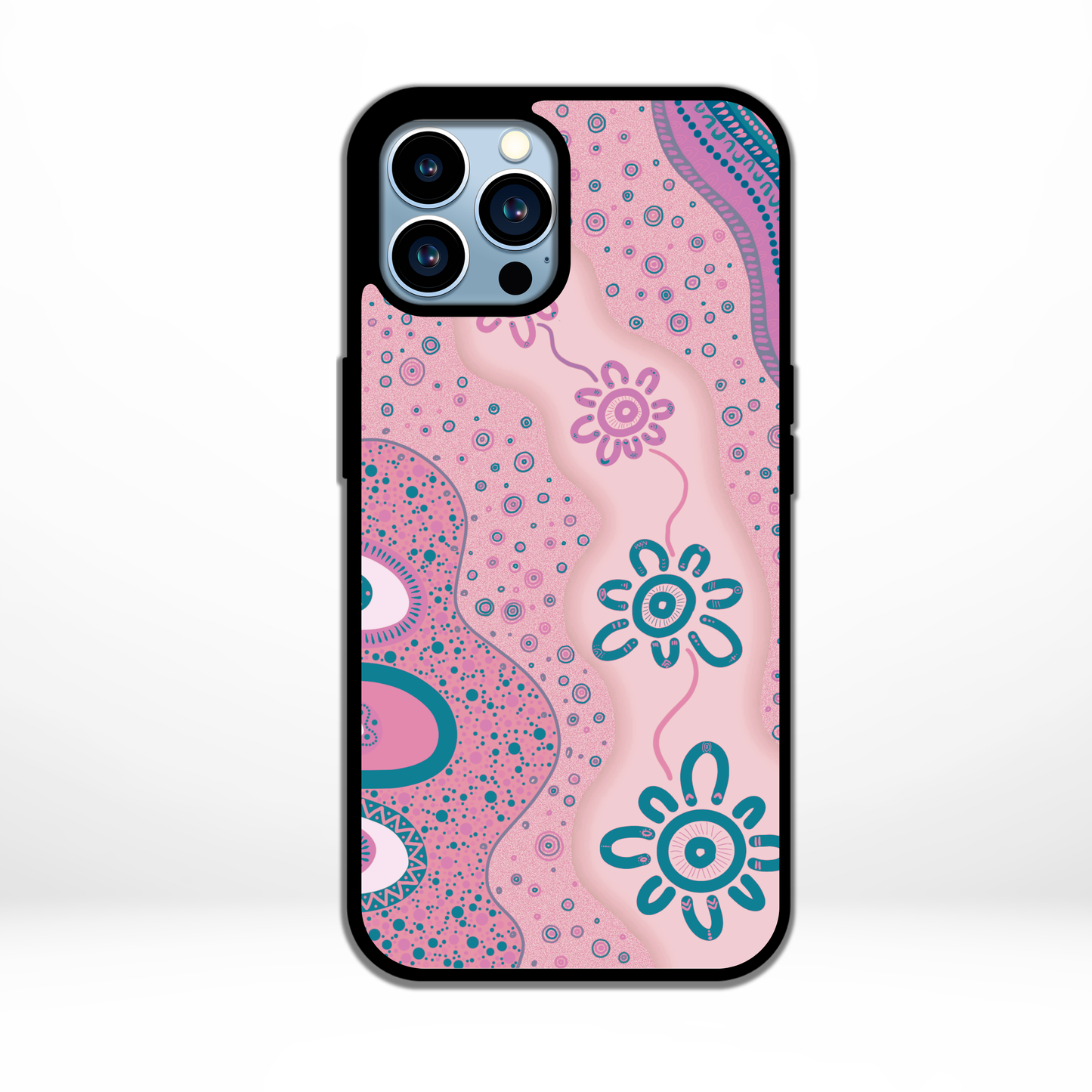 Ancestral Pathways - Bliss - iPhone Aboriginal Art Phone Case