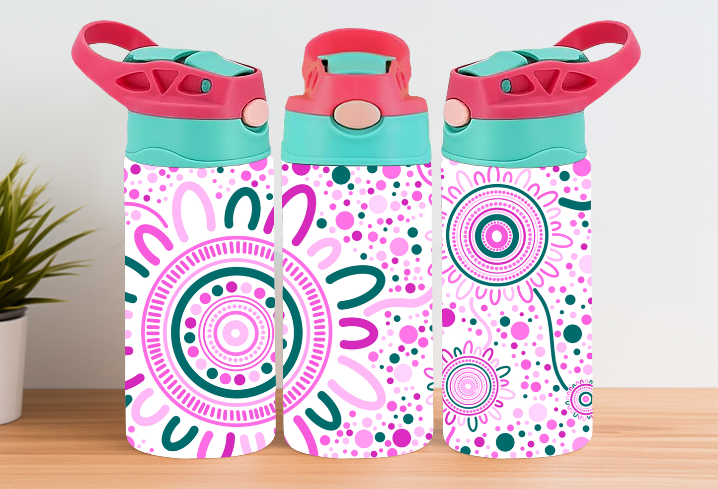 Kids Water Bottle - Sisterhood Bloom