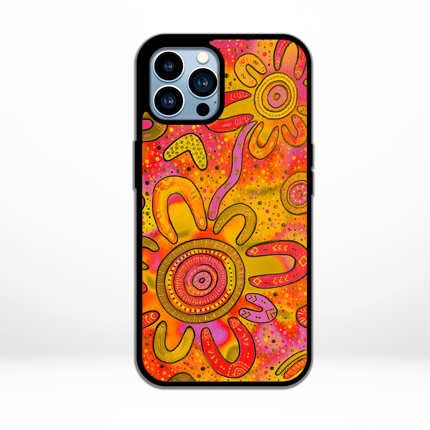 New Beginnings - Sunset - iPhone Aboriginal Art Phone Case