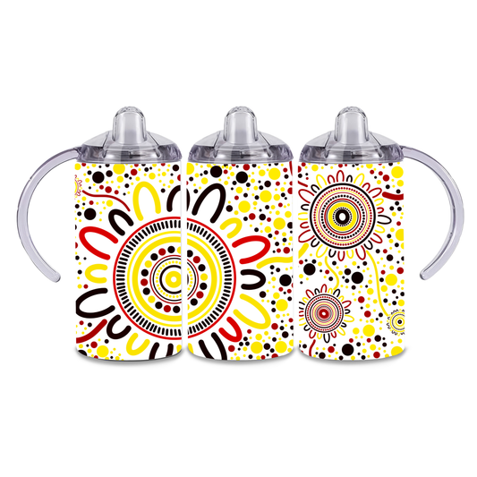 Sisterhood - Traditional - 12oz Aboriginal Art Sippy Cup