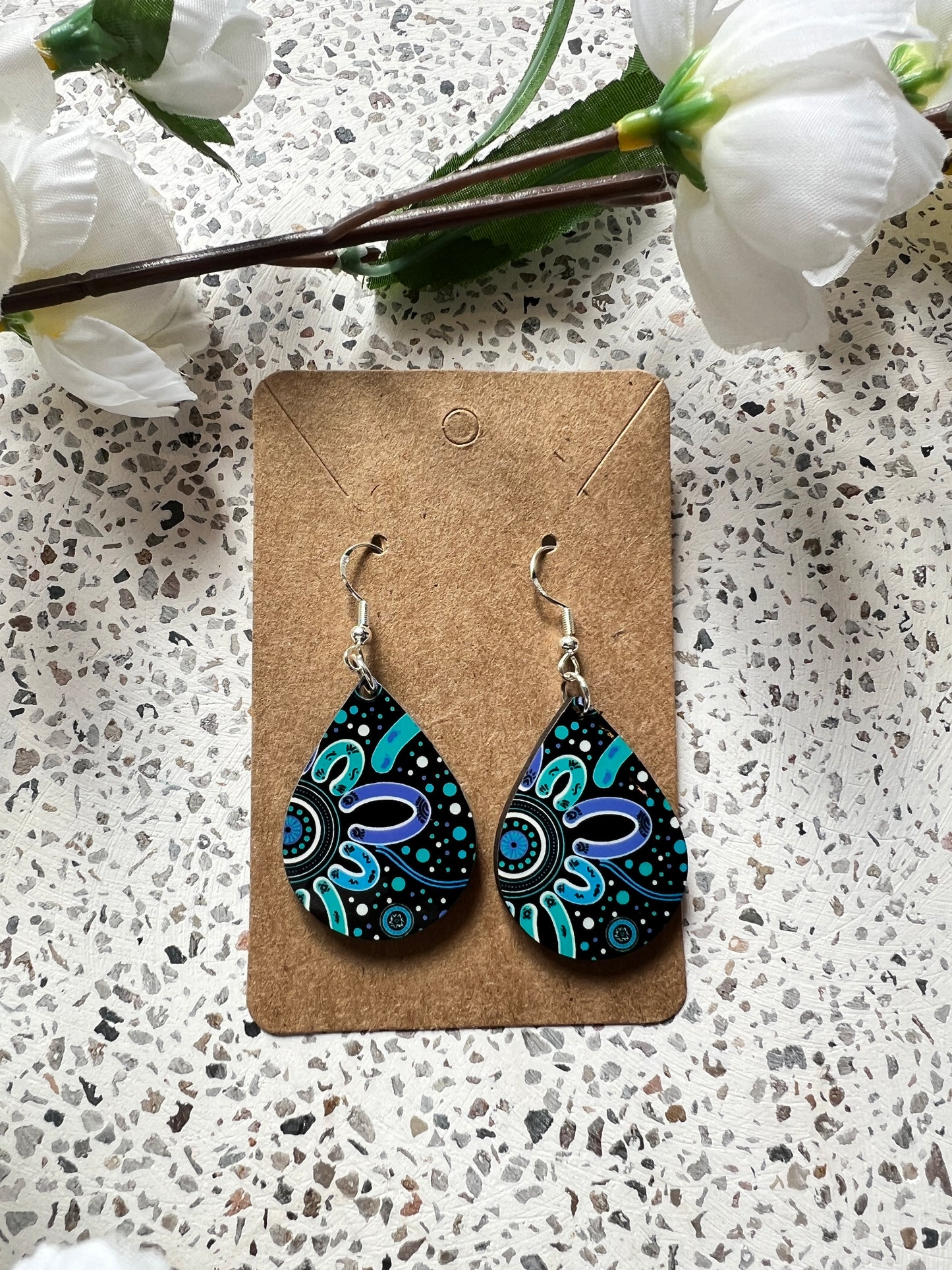 Self Connection - Wooden Earrings