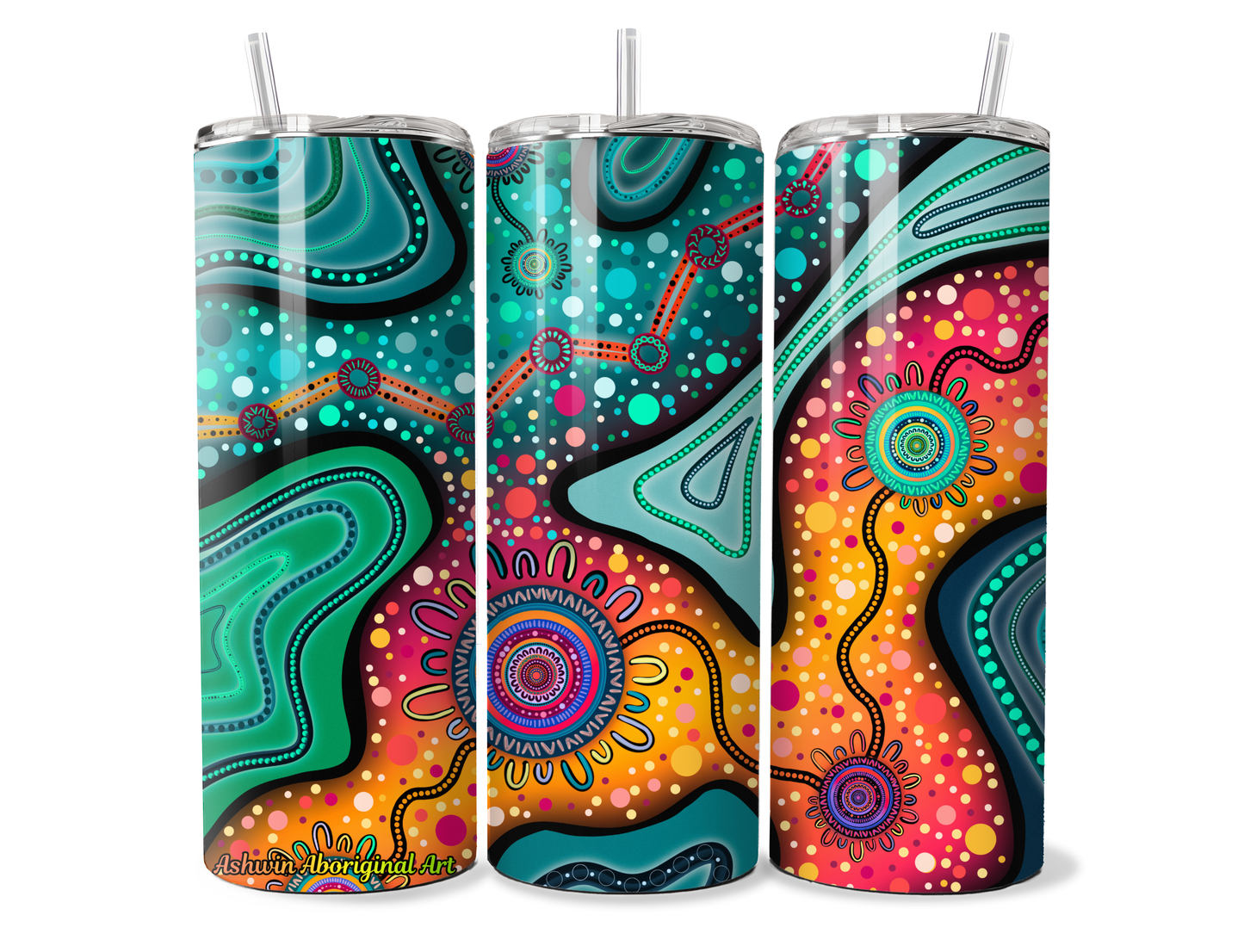 Pathways - Country - Aboriginal Art - 20oz Tumbler