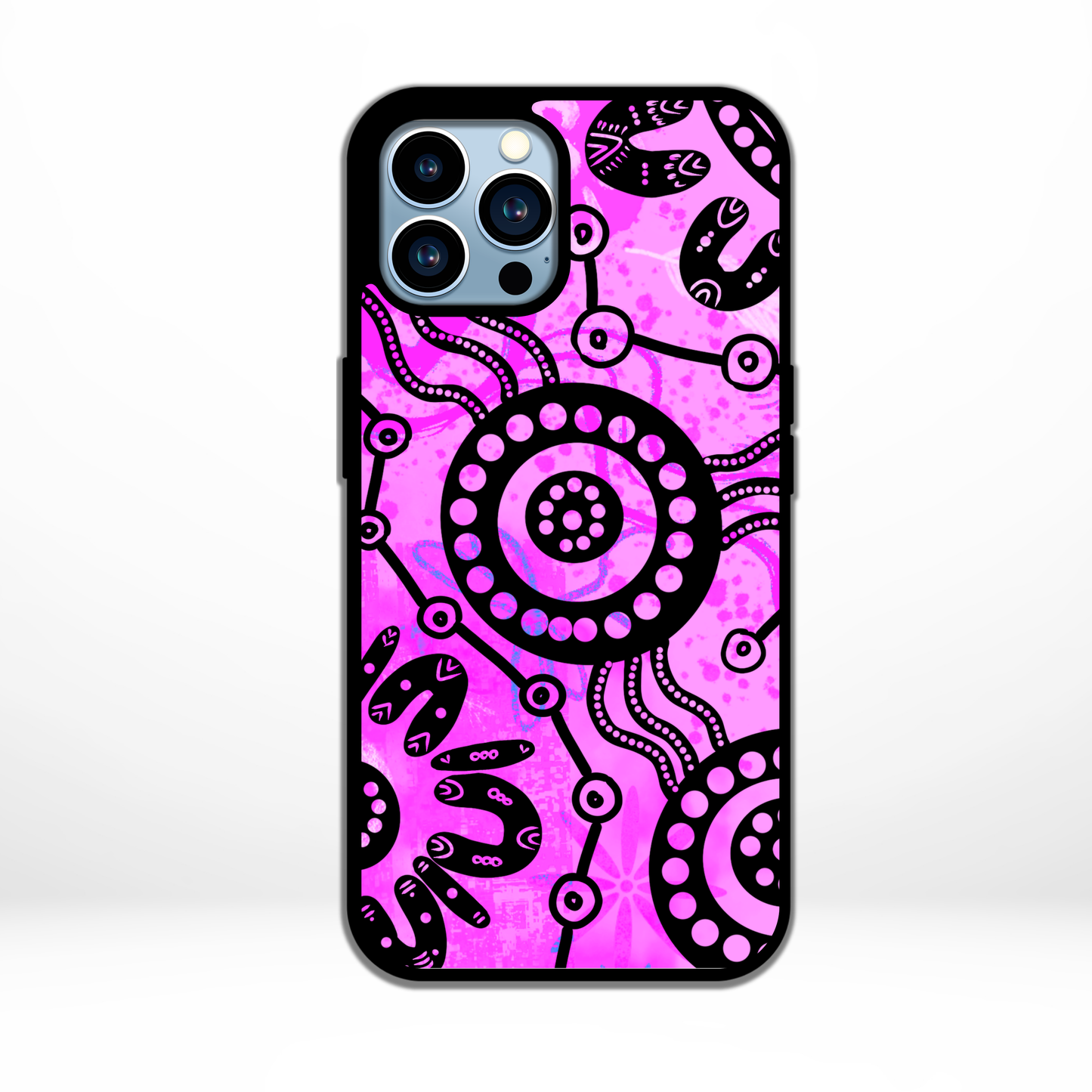 Wet Seasons - Pink - iPhone Aboriginal Art Phone Case