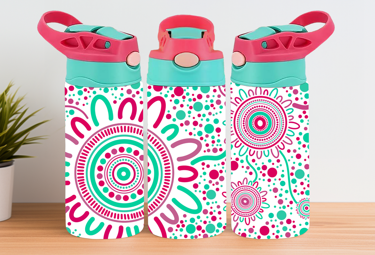 Kids Water Bottle - Sisterhood Festive
