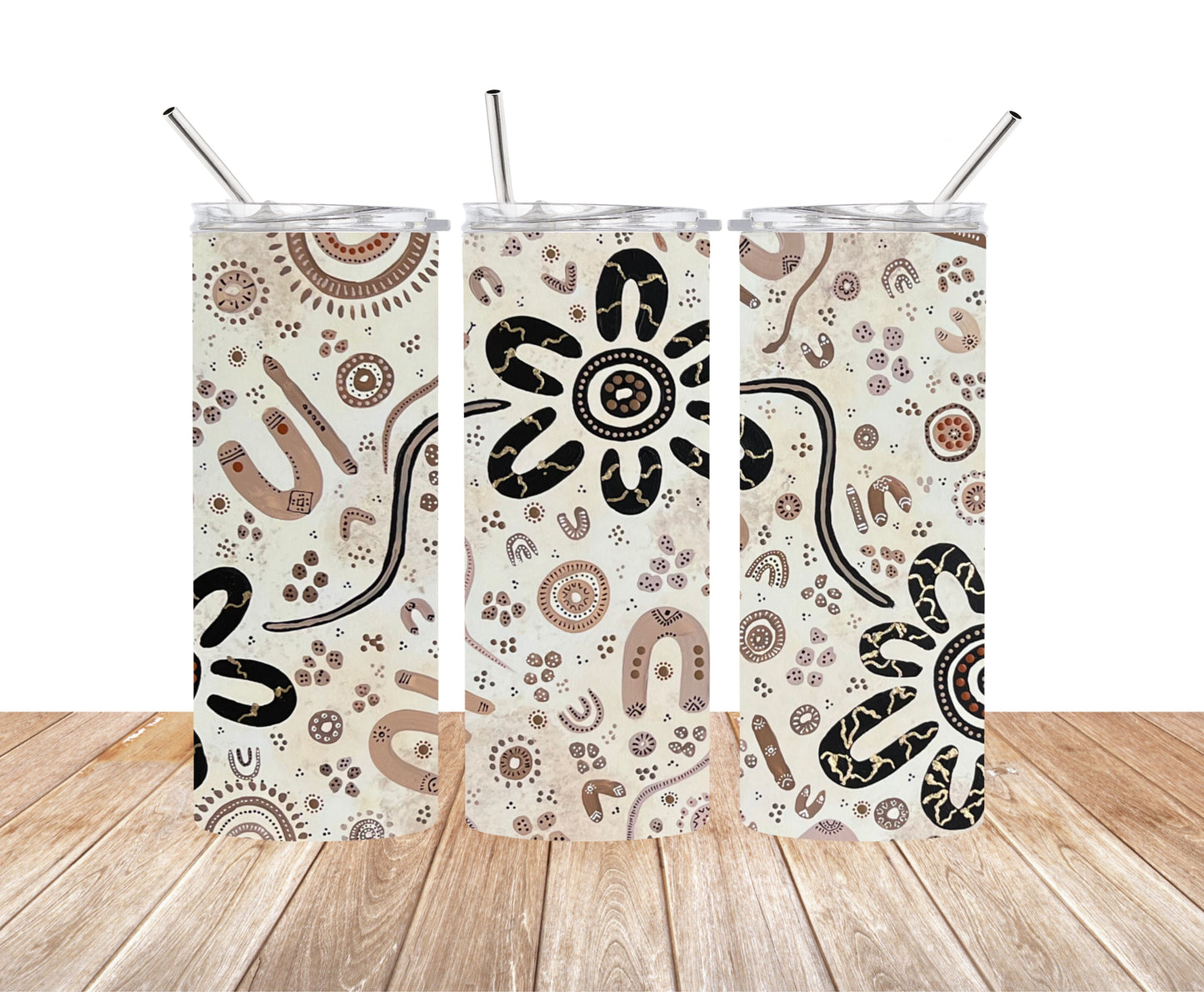 Stronger Than Before - Aboriginal Art - 15oz Tumbler