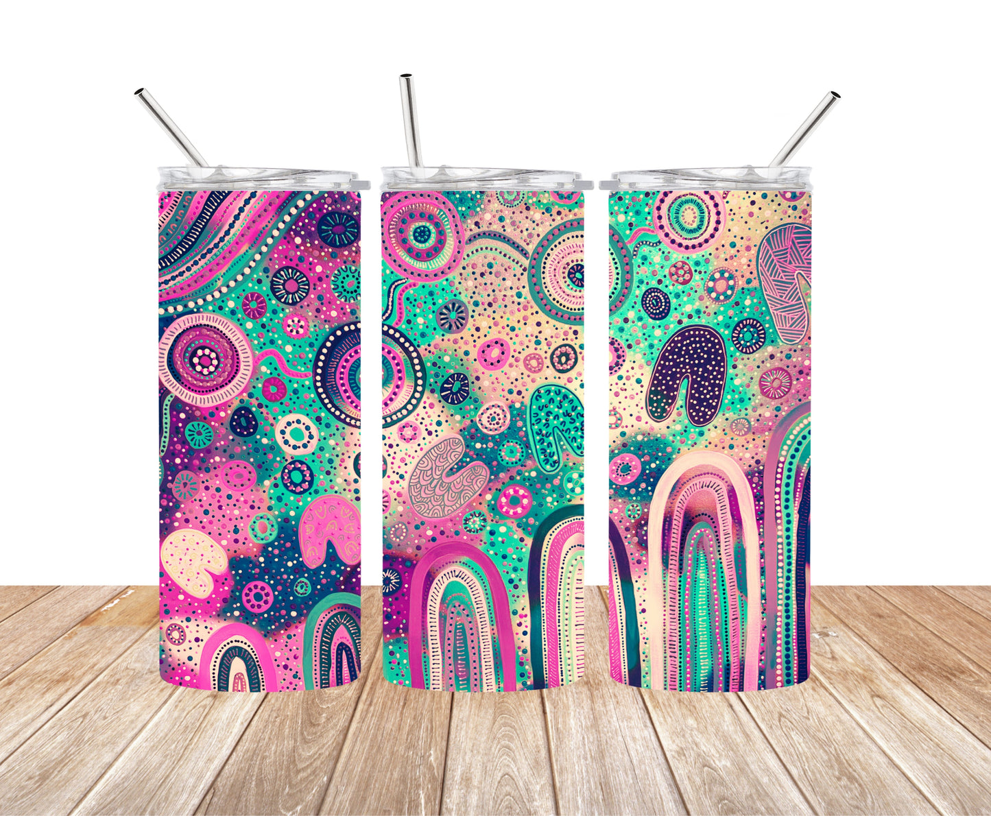 Hope - Whimsical - Aboriginal Art - 15oz Tumbler