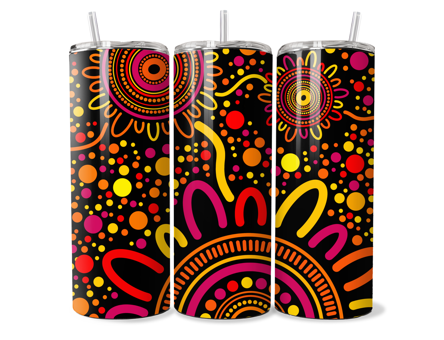 Sisterhood Sunset - Aboriginal Art - 20oz Tumbler