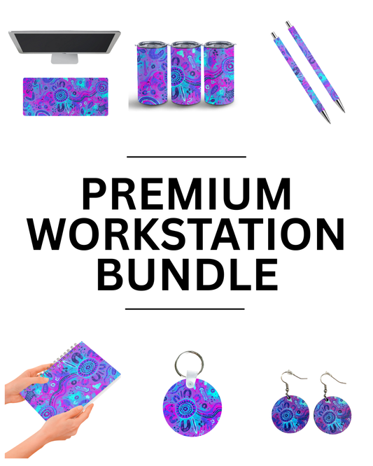 Country - Winter - Premium Aboriginal Art Workstation Bundle
