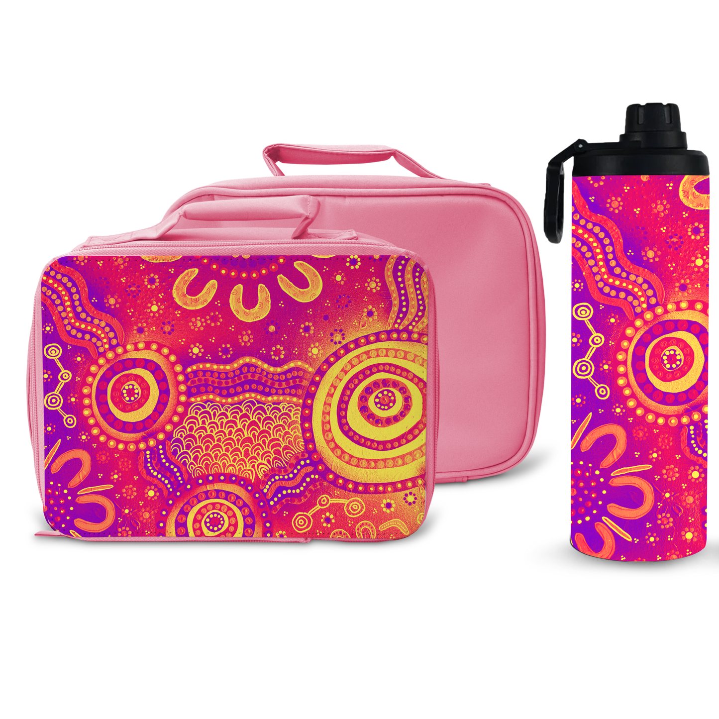 Affirmation - Sunset - Lunch Boxes & Water Bottle Bundle