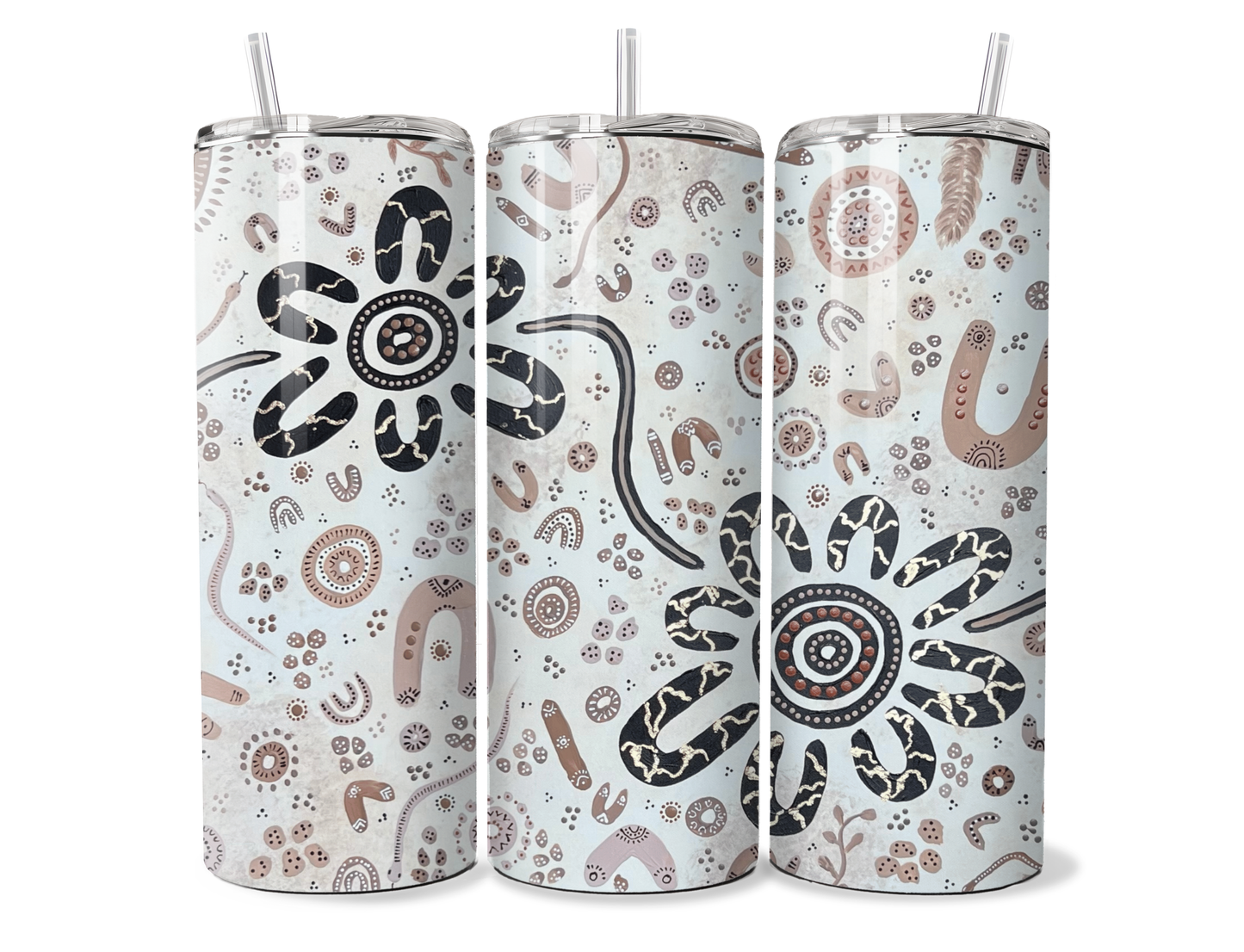 Stronger Than Before - Aboriginal Art - 20oz Tumbler