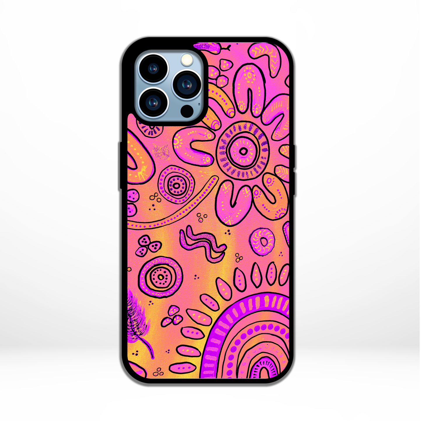 Harmony - Sunset - iPhone Magsafe Aboriginal Art Phone Case