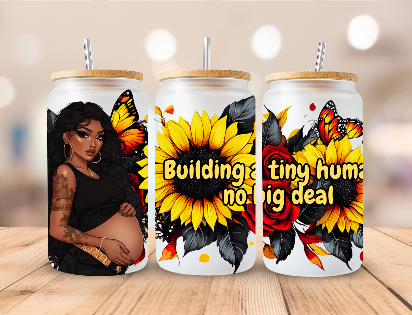 Building a tiny human - UV DTF WRAP