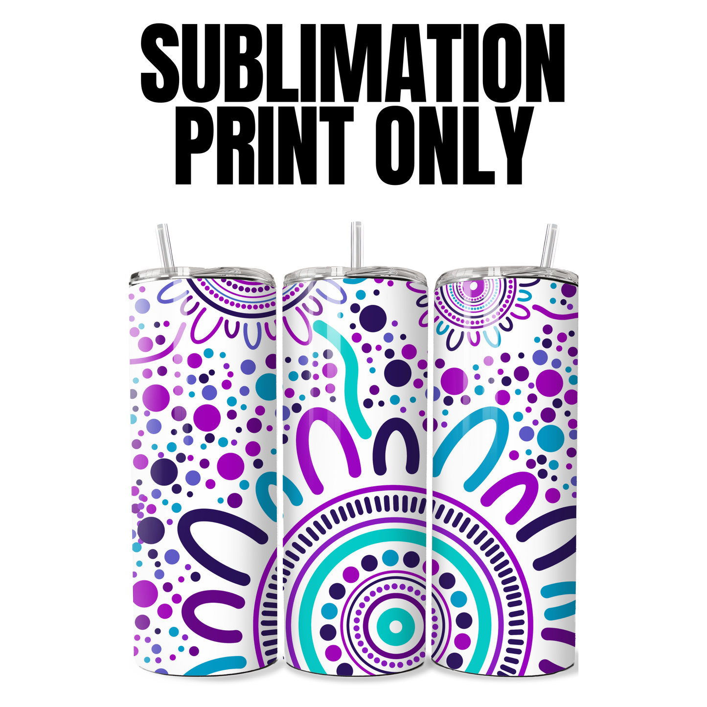 Sisterhood - Winter - Sublimation Print - 20oz Tumbler (PRINT ONLY) - 033