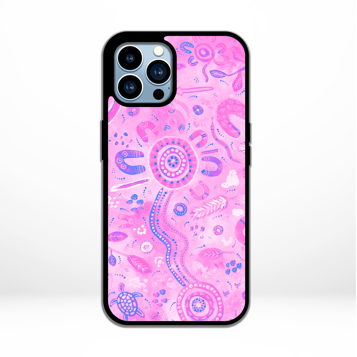 Country - Pink - iPhone Aboriginal Art Phone Case