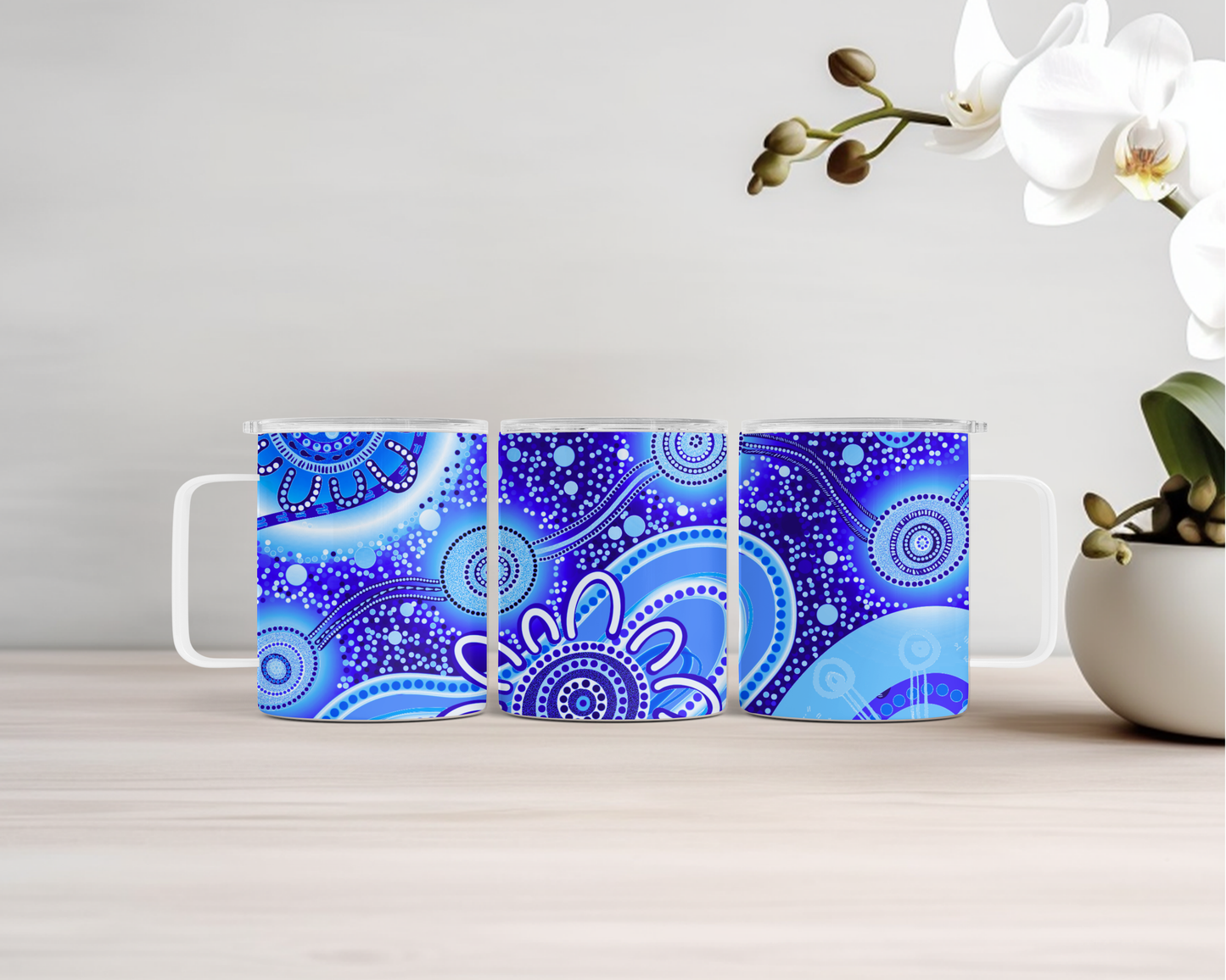 14oz Insulated Mugs - Dreaming - Sky