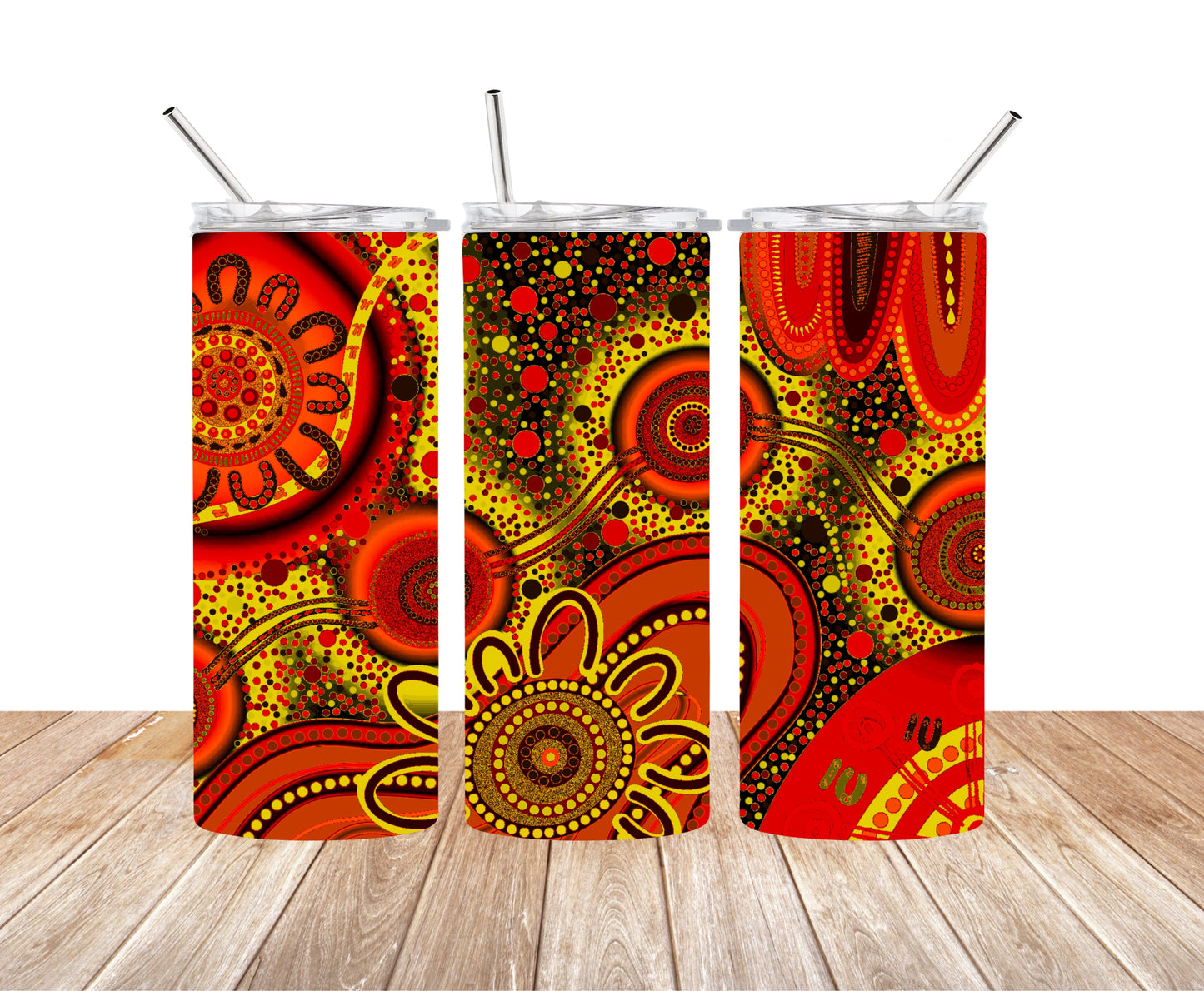 Dreaming - Ancestors - Aboriginal Art - 15oz Tumbler