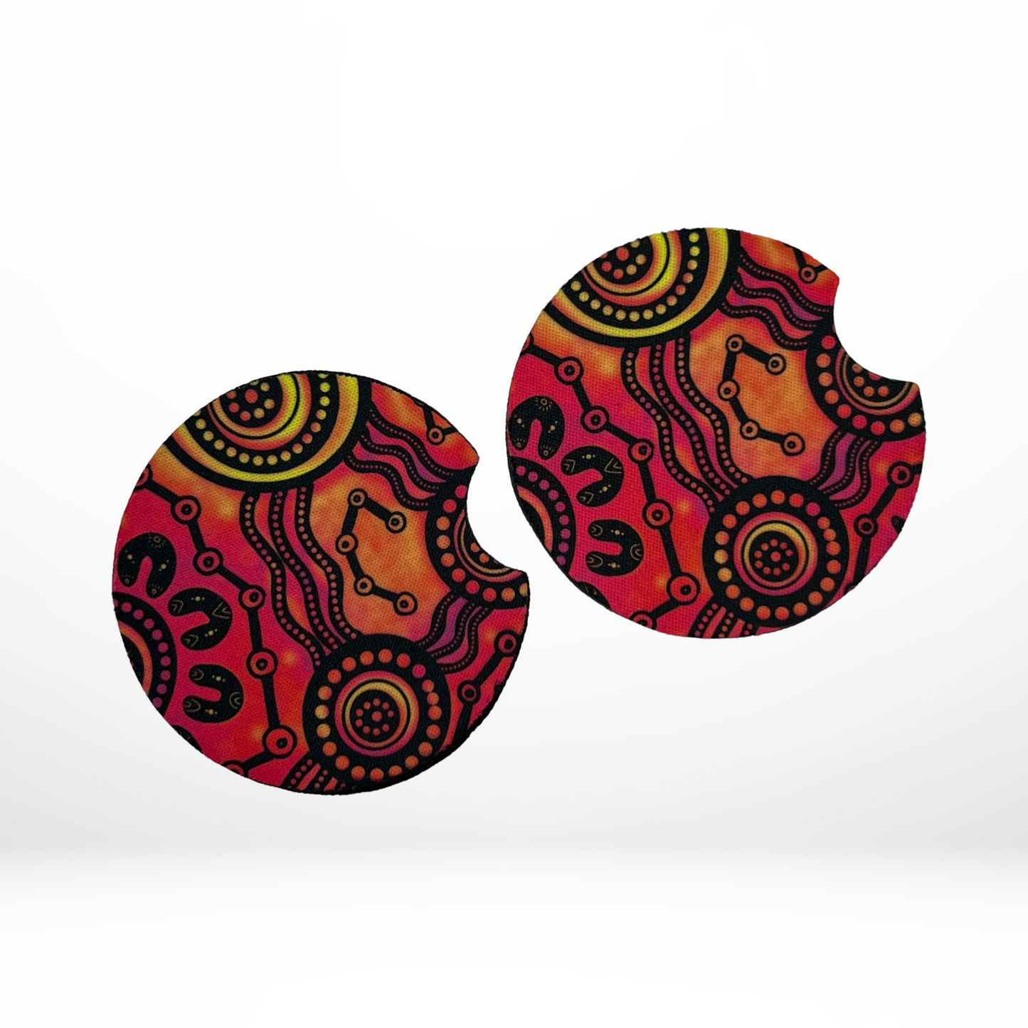 Wet Seasons - Sunset - Car Coasters