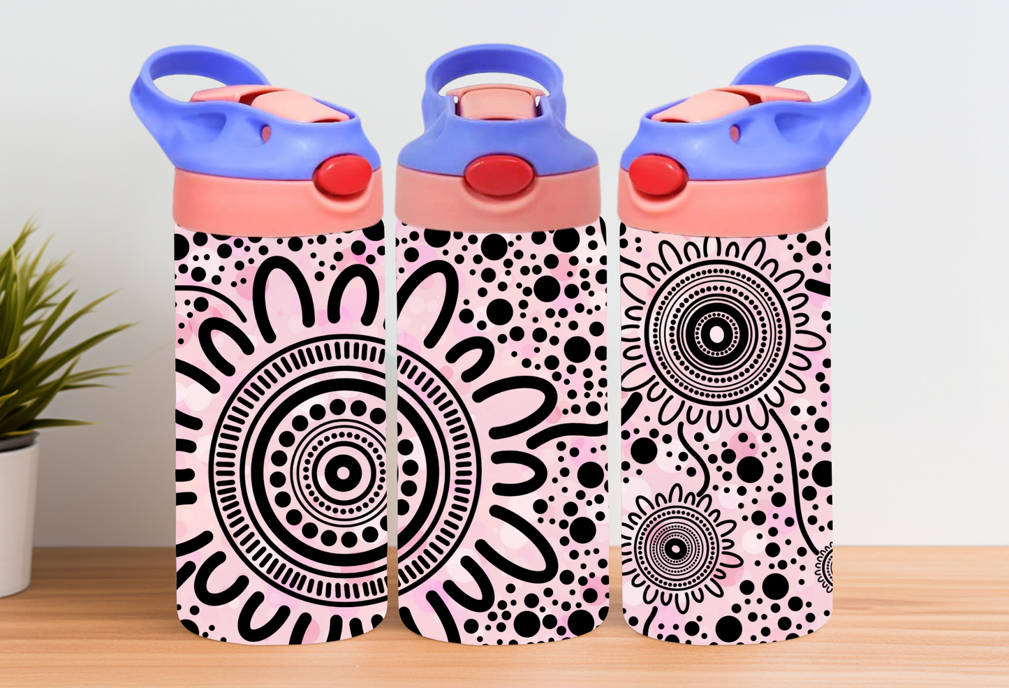 Kids Water Bottle - Sisterhood Marble