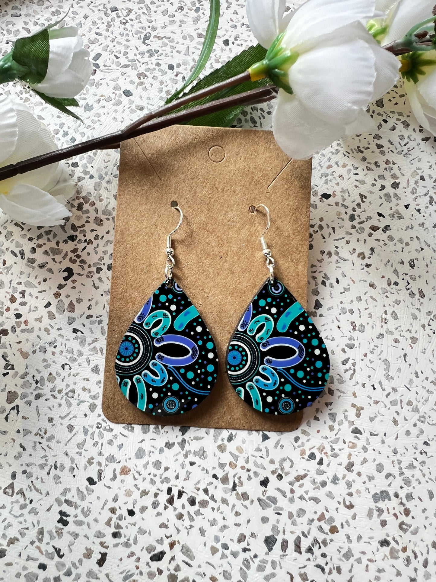 Self Connection - Wooden Earrings