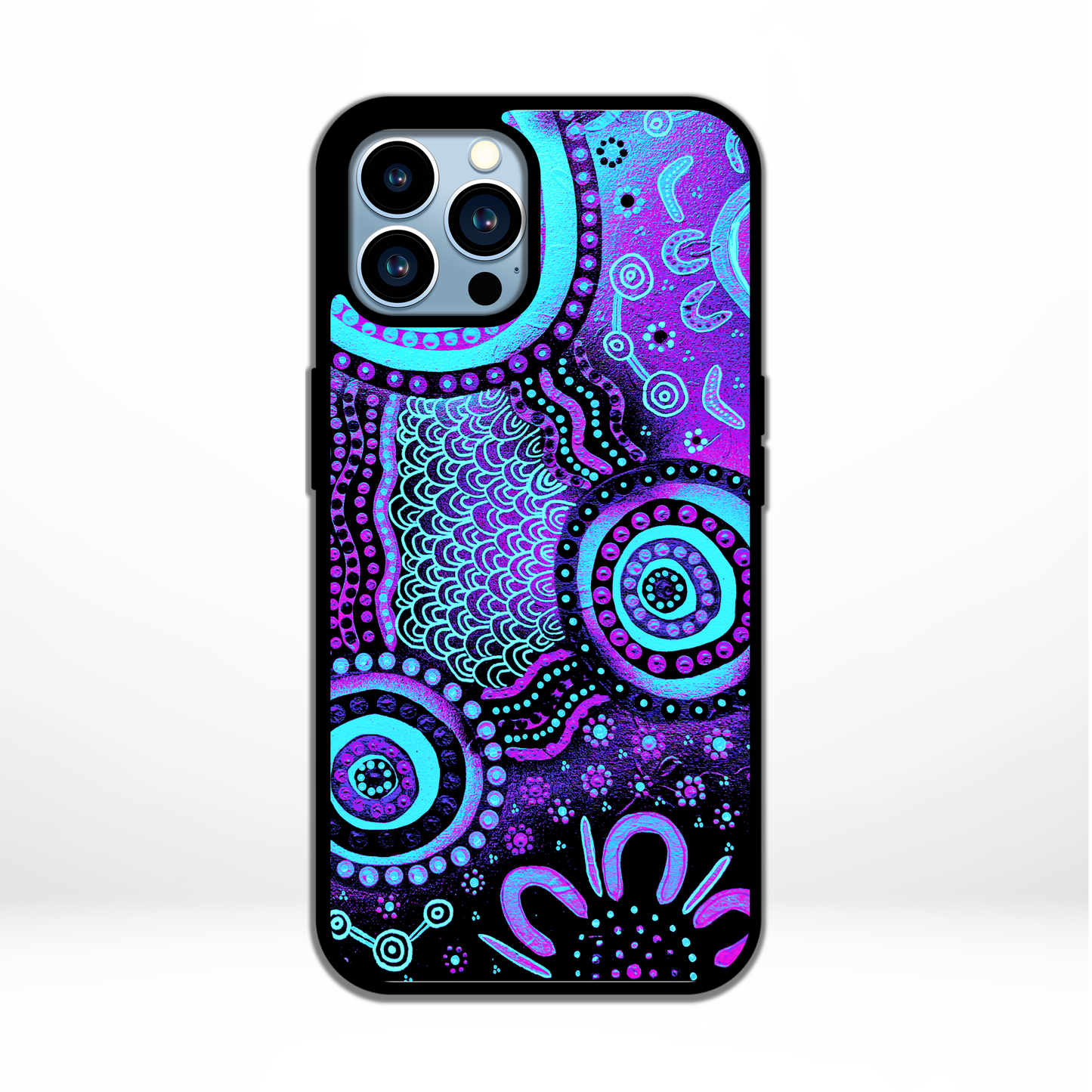 Wet Seasons - Dusk - iPhone Aboriginal Art Phone Case