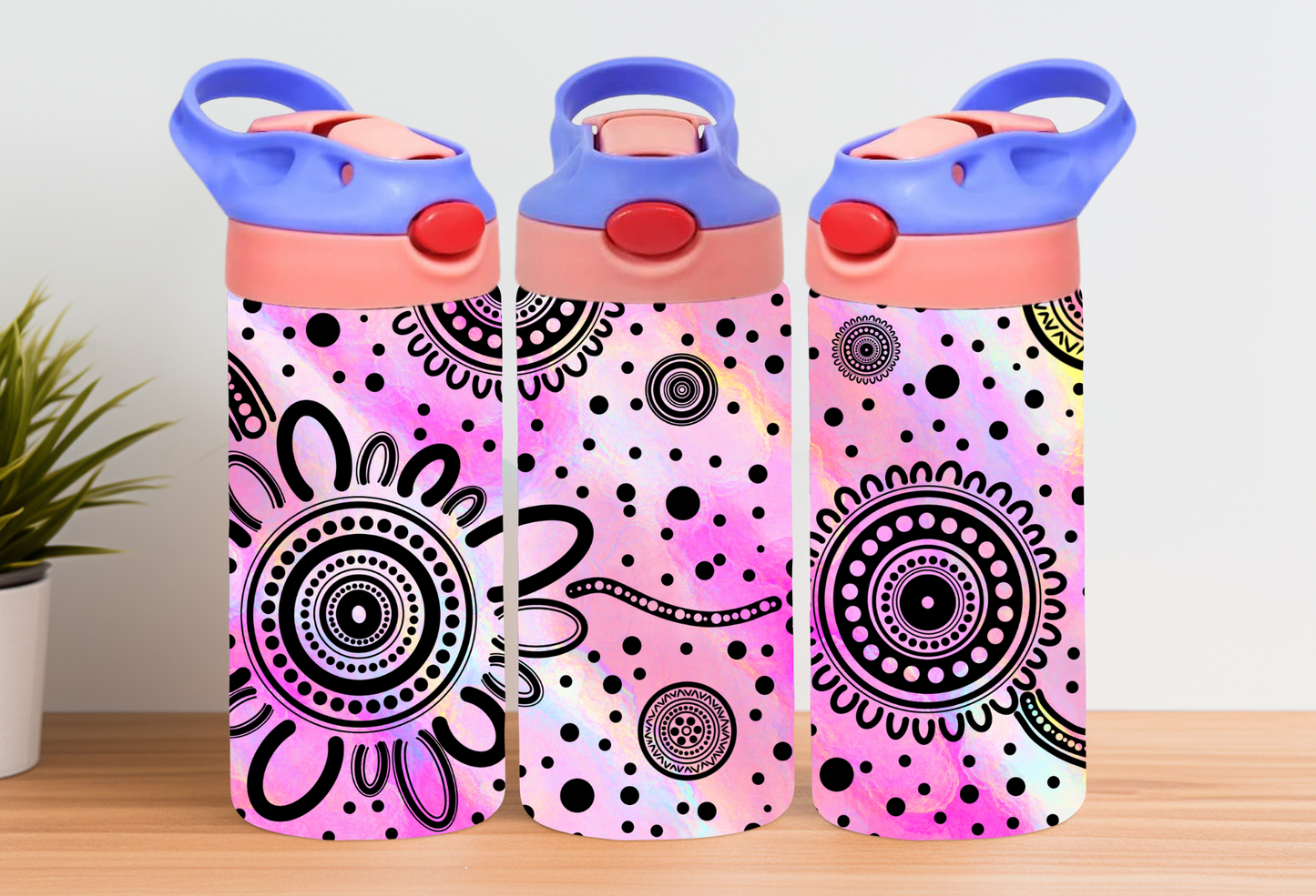 Kids Water Bottle - Community Marble