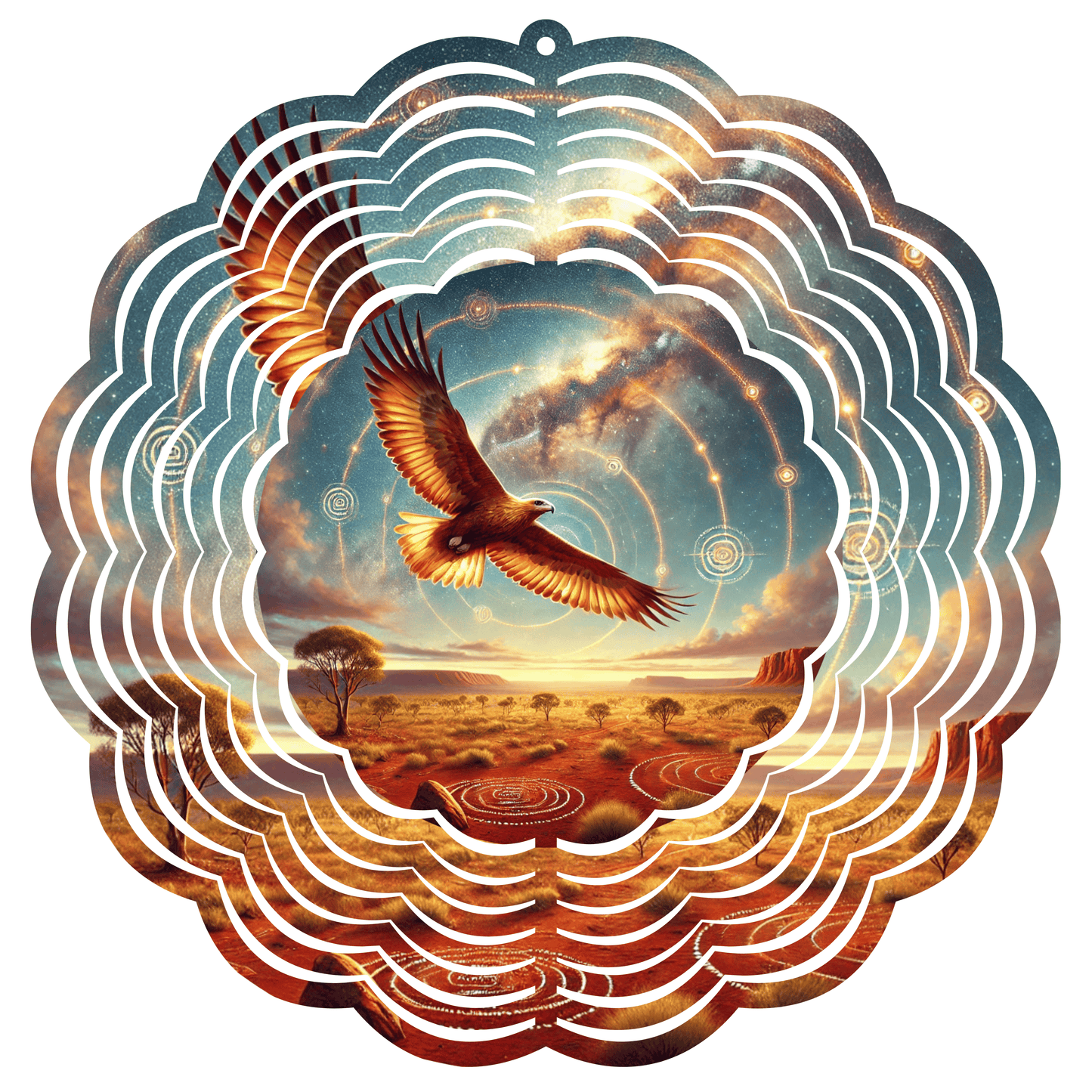 Wedge Tail Eagle - Wind Spinner - Large - 8 inch