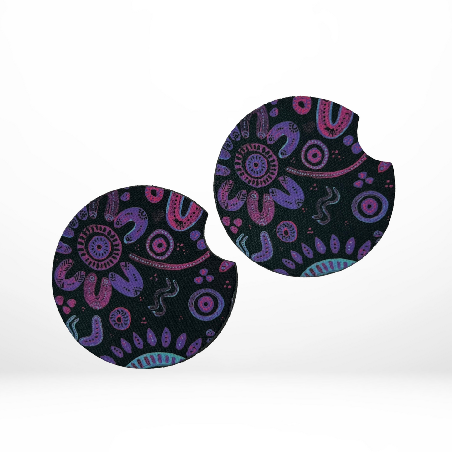 Harmony - Midnight - Car Coasters