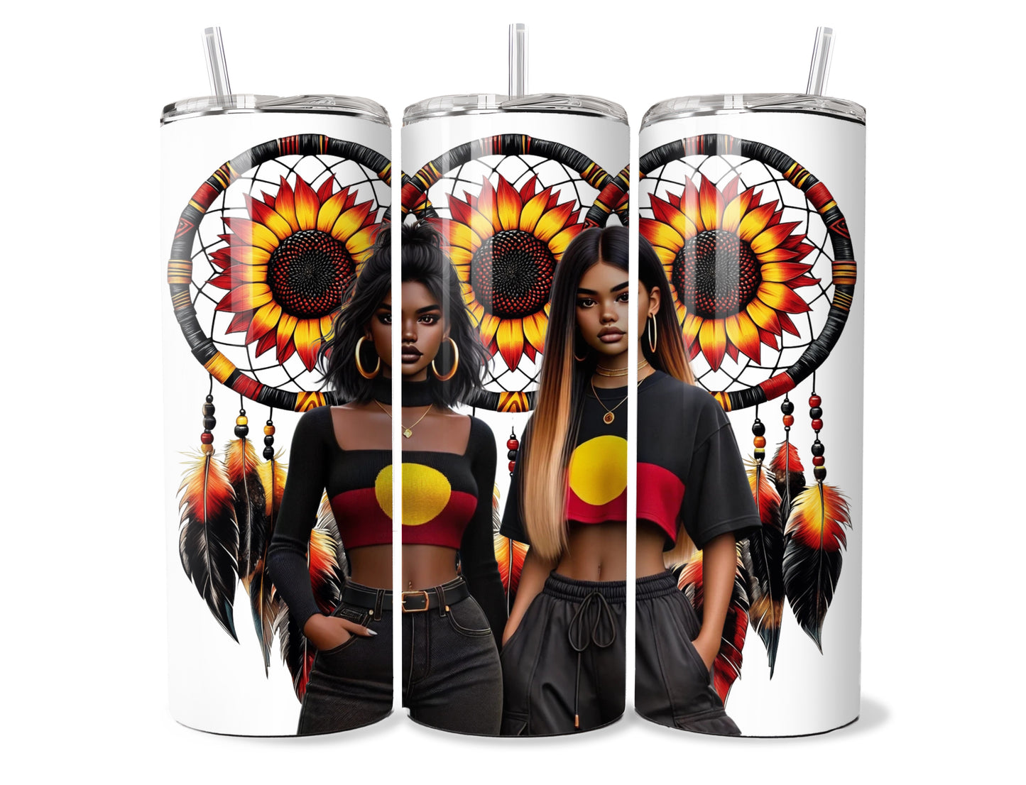 Tiddas 2 - Aboriginal Art - 20oz Tumbler