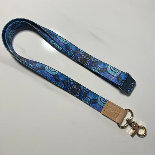 Wet Seasons - Dusk - Fabric Lanyard