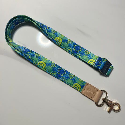 Wet Seasons - Coast - Fabric Lanyard