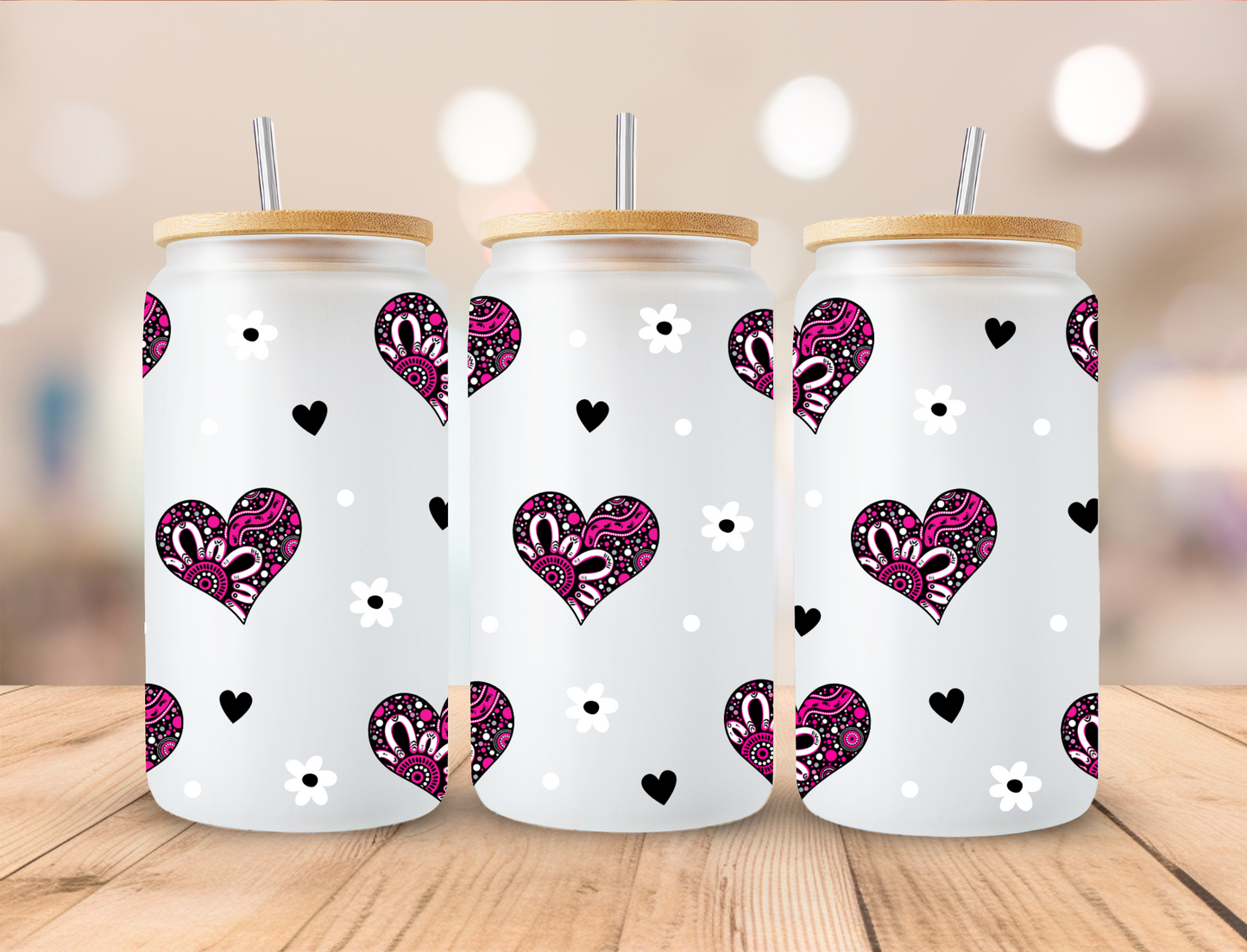 Hearts & Mini's - UV DTF WRAP