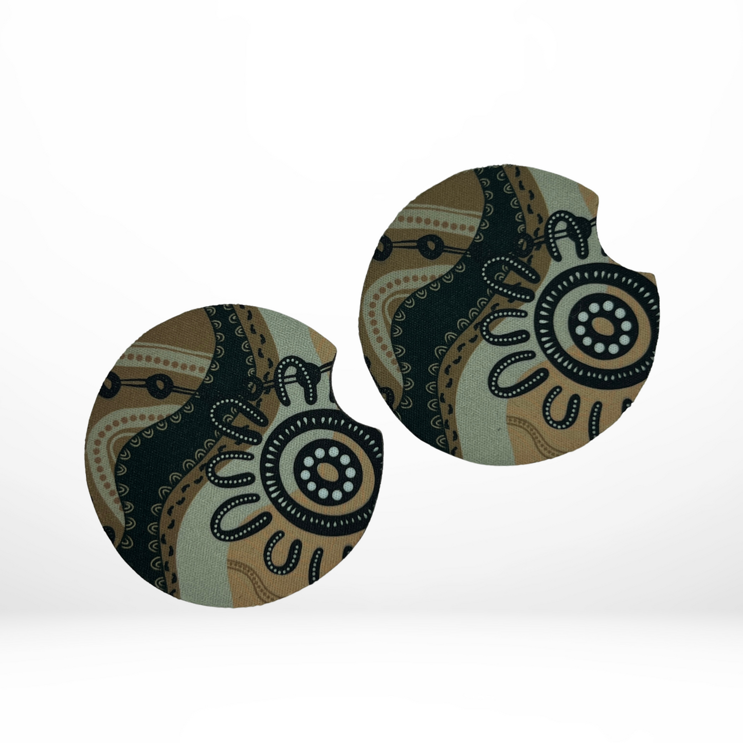 Walkabout - Earth - Car Coasters