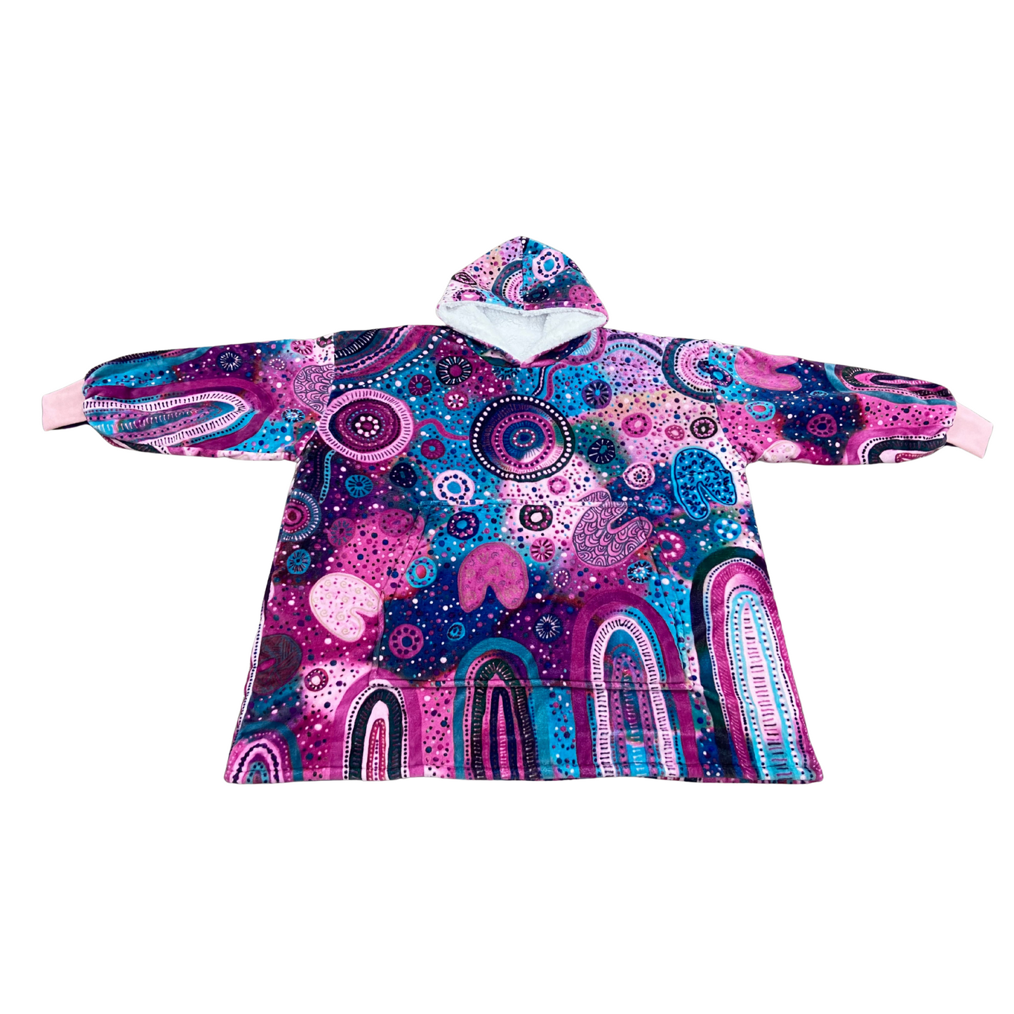 Hope - Aboriginal Art Hooded Blanket