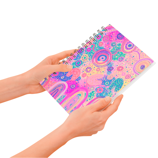 Hope - Dreamy - Aboriginal Art A5 Notebook