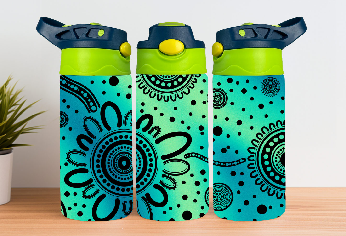 Kids Water Bottle - Community Azure