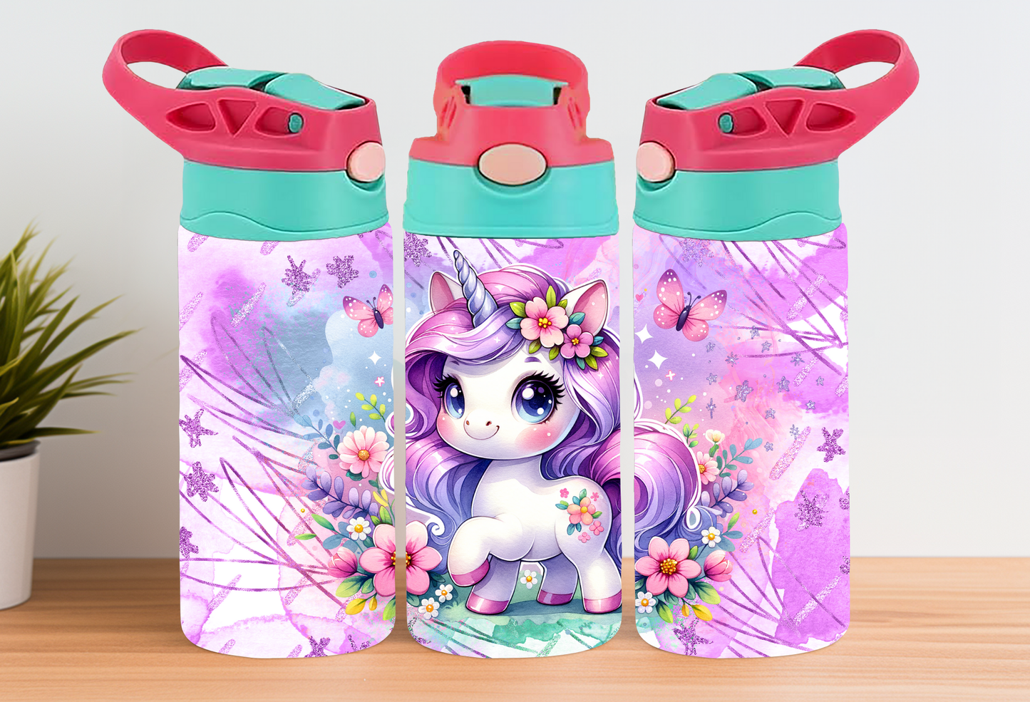 Kids Water Bottle - Unicorn