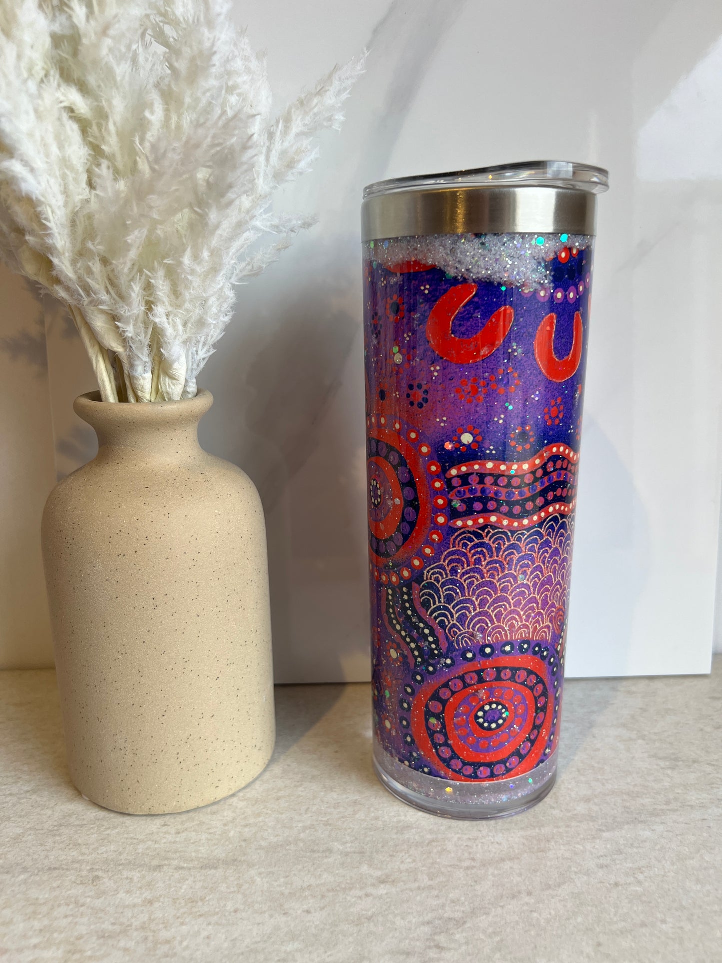 Wet Seasons - Red & Purple - Storyboard 20oz Tumbler