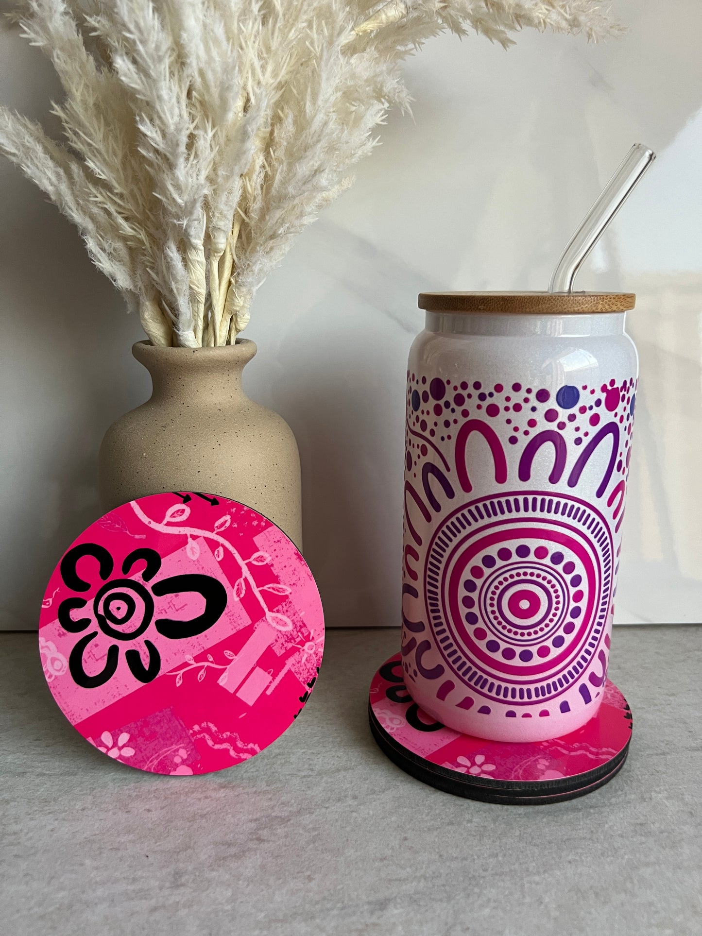 Coasters - Strong Yorga - Hot Pink