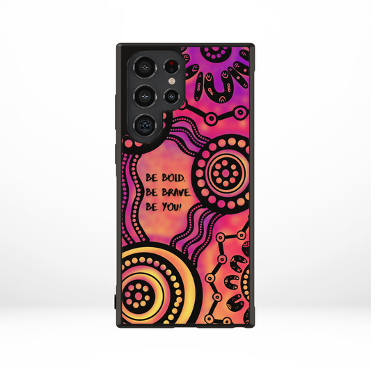 Be Bold - Samsung Aboriginal Art Phone Case