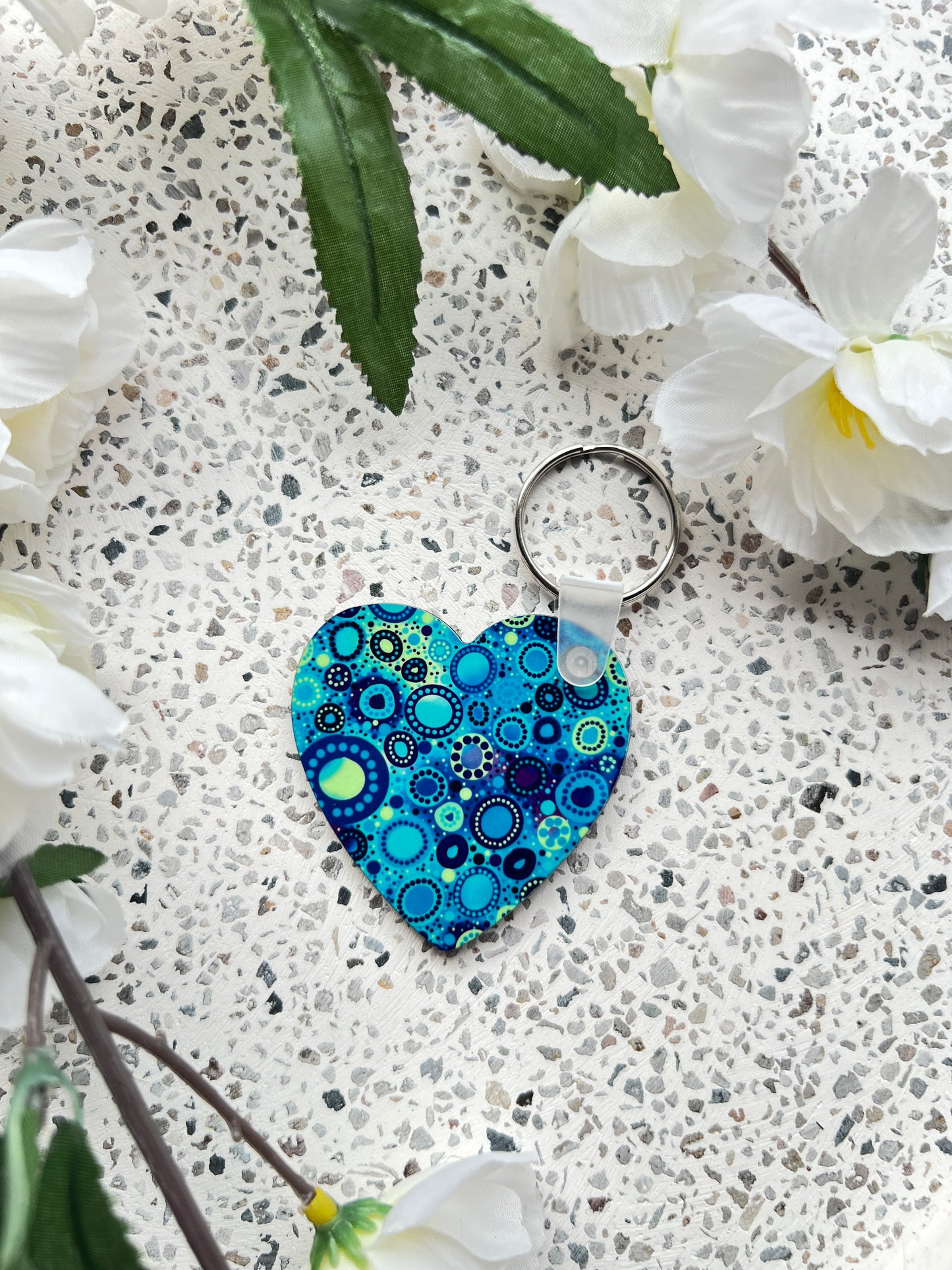 Mob Azure - Heart - Keychain