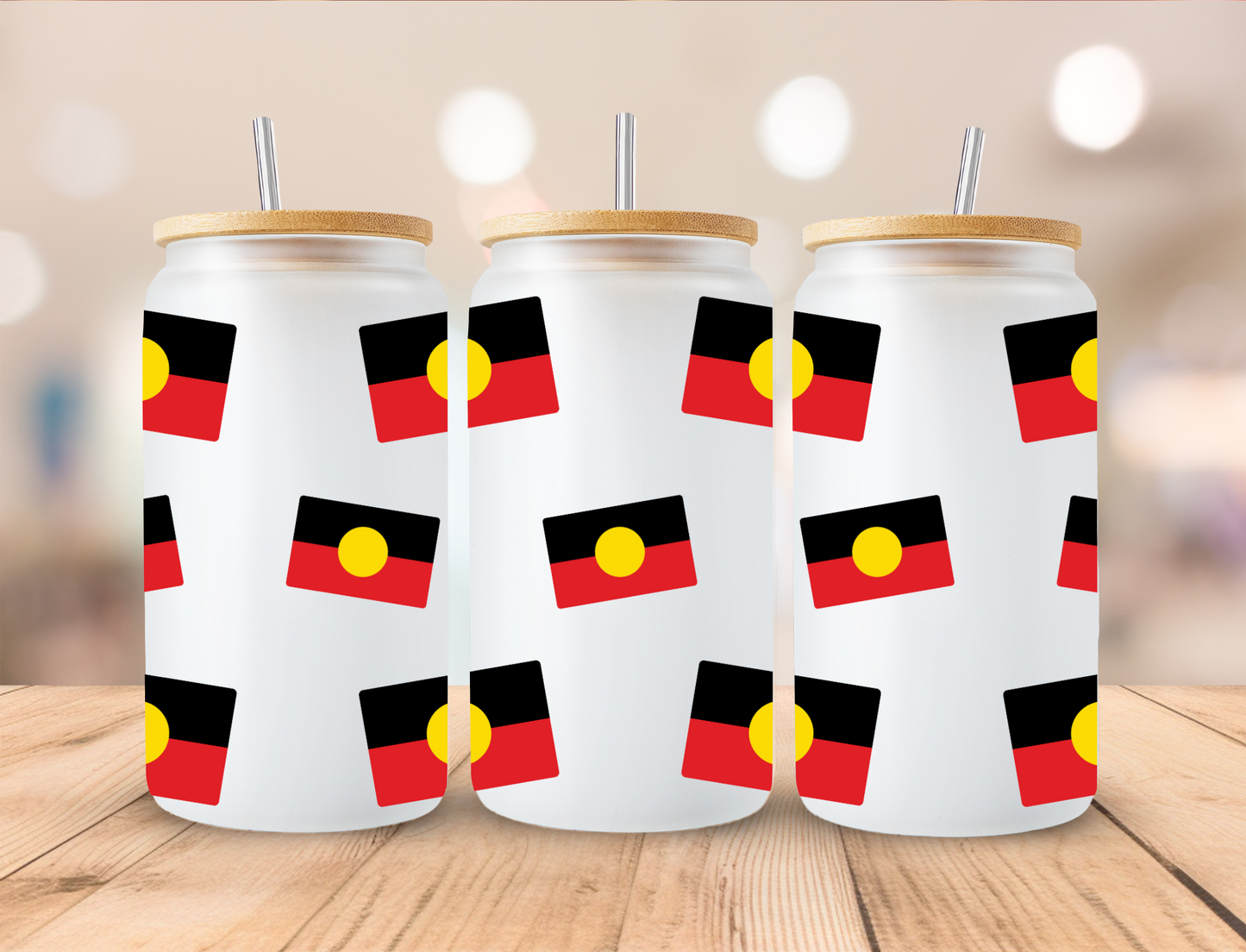 Aboriginal Flags - UV DTF WRAP