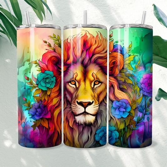 Neon Lion I - 20oz Tumbler