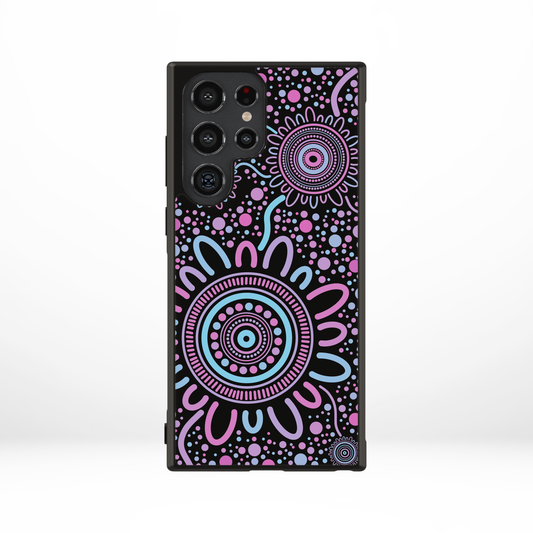 Sisterhood - Pastel - Samsung Aboriginal Art Phone Case