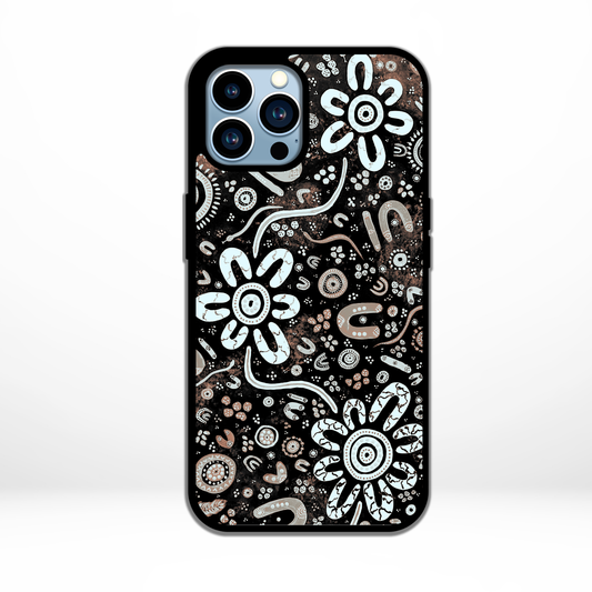 Stronger Than Before - Midnight - iPhone Aboriginal Art Phone Case