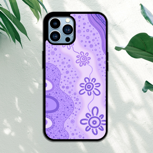 Ancestral Pathways - Lilac - Phone Case