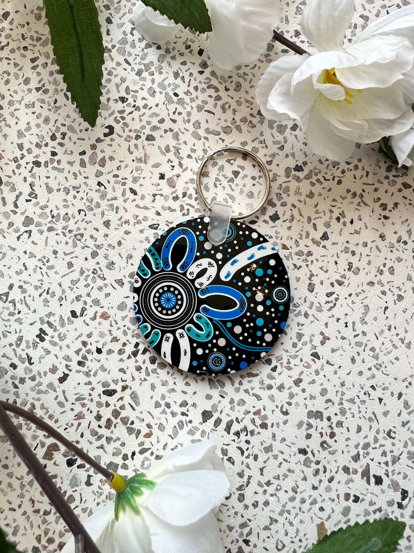 Self Connection - Blue - Keychain